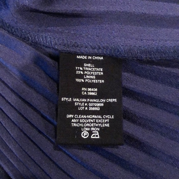 NWT Theory Sea Blue Winslow Crepe Dress - Picture 8 of 8